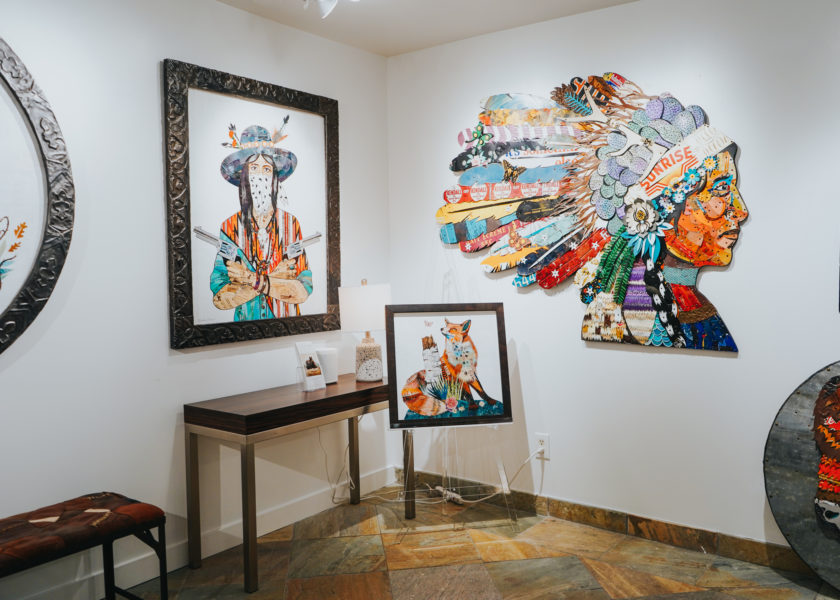 Artist Dolan Geiman at Gallery MAR