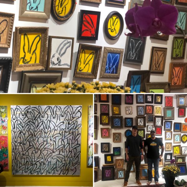 Visiting Hunt Slonem's studio in Brooklyn, N.Y.