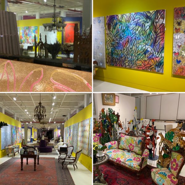 Hunt Slonem's Studio