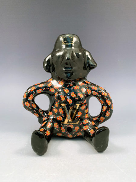 Horacio Rodriguez "LV Mayan Figure," ceramic