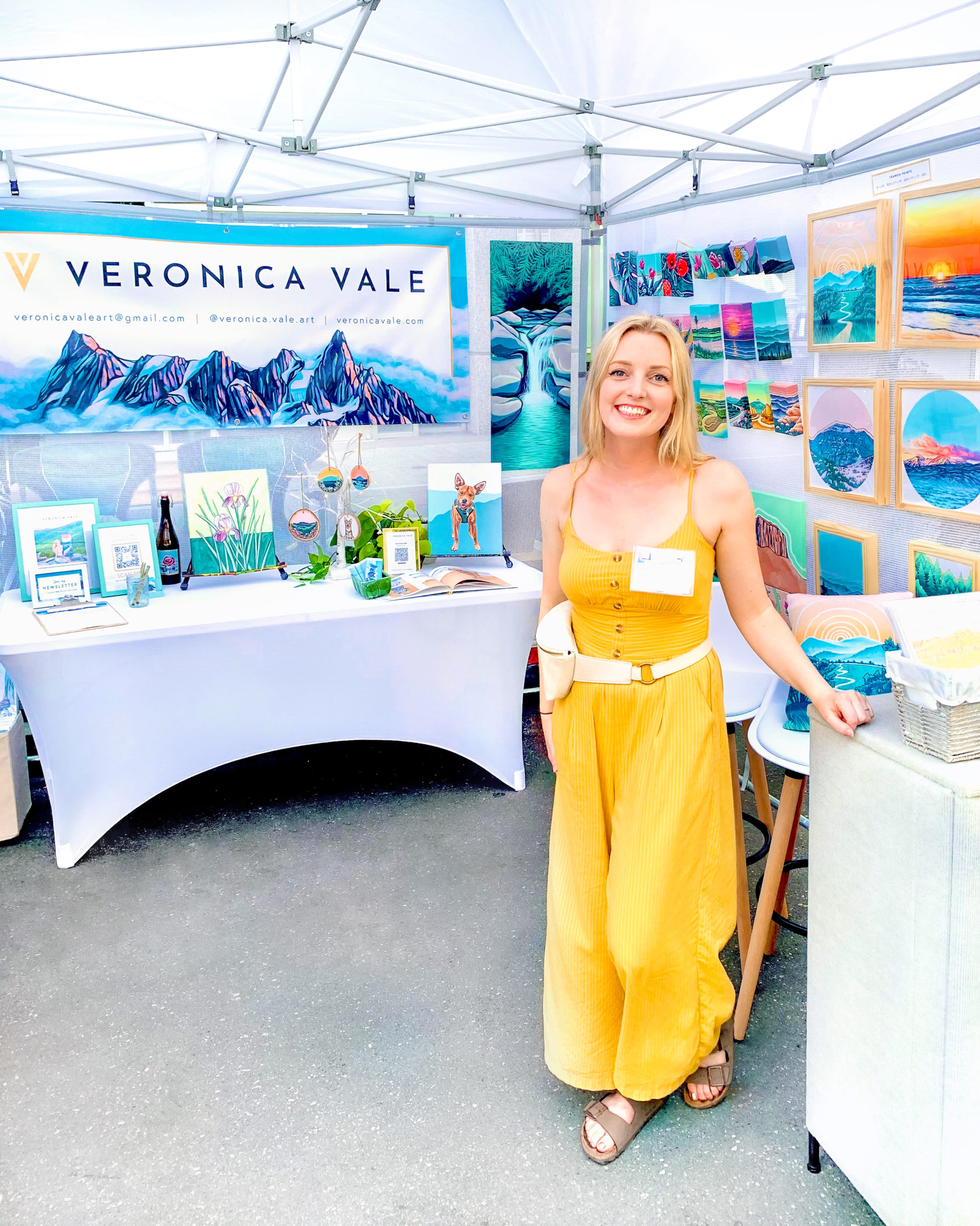 Veronica Vale at the Artsplosure Fair