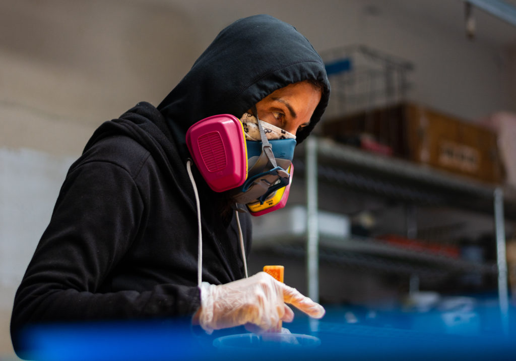 Welcoming Lola and Her Luminous Resin Art to Gallery MAR