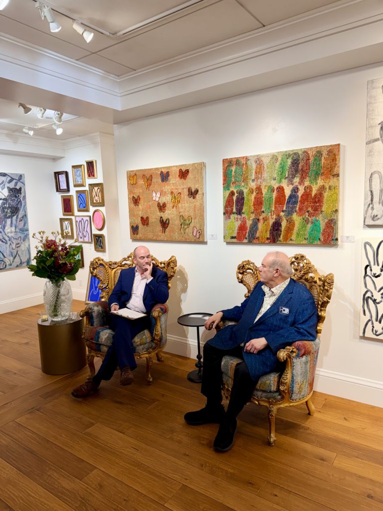 Q & A with Thomas Cushman and Hunt Slonem at Gallery MAR Carmel
