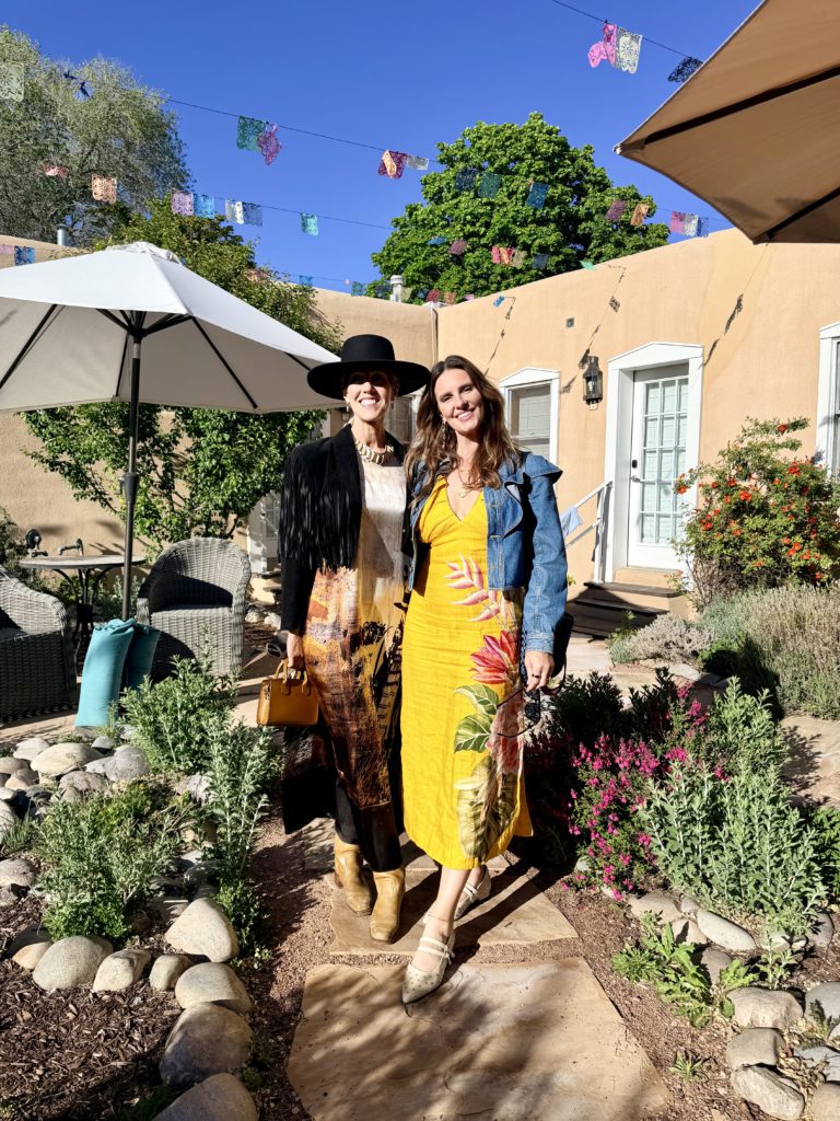 The Dos Hermanas Inn, a compound of apartments in the heart of Santa Fe