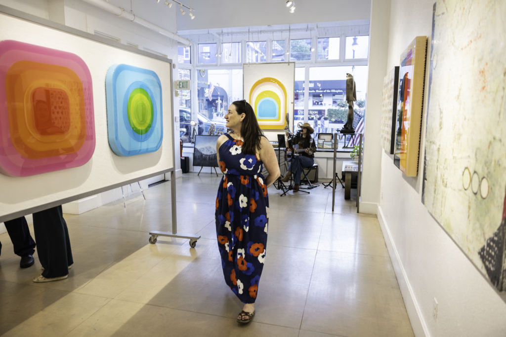 Taking in the views at Gallery MAR