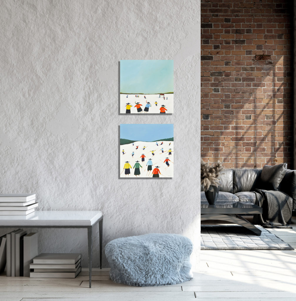 Mary Scrimgeour: The Monk Series Prints, Winter Editions